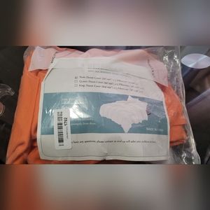 Twin size orange duvet cover 1 pillowcase